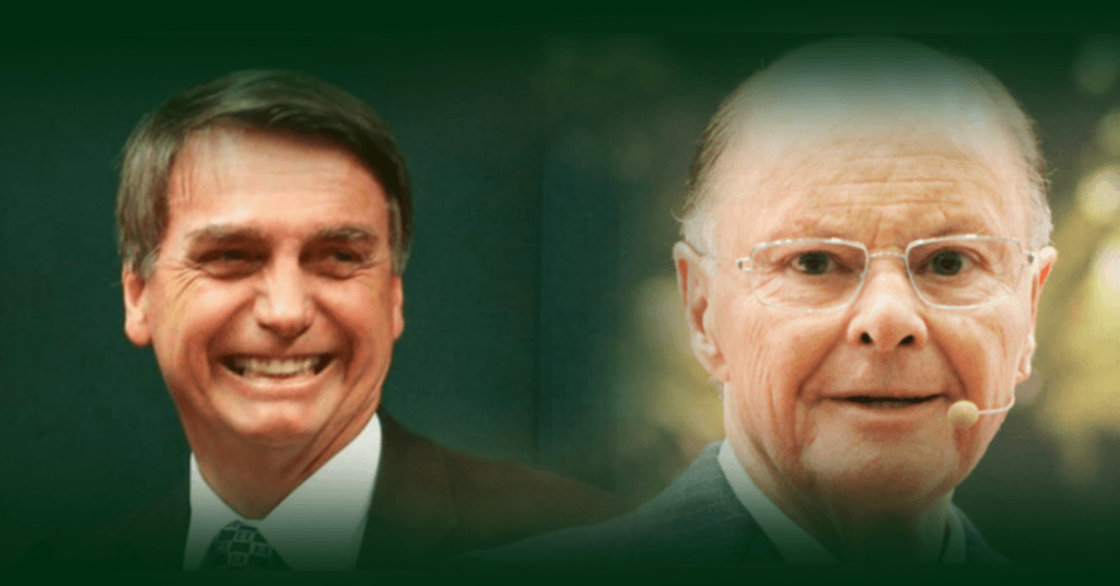 ultimilliardär Edir Macedo und Jair Bolsonaro können sich auf einander verlassen.