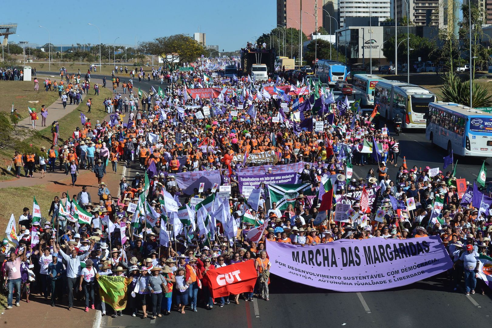 Brazil,The women's march, dubbed Marcha das Margaridas, is expected to bring hundreds of thousands to Brazil's capital, Brasilia this week.