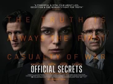 OFFICIAL SECRETS, a British film helmed by South African director Gavin Hood, exemplifies the truthy trend.