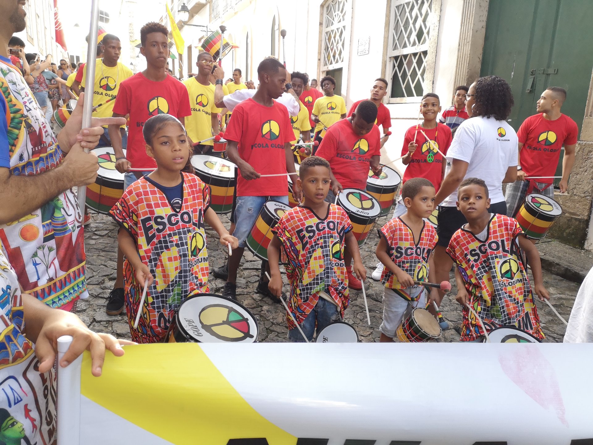 According to Lucas, Olodum is a model that can change circumstances for underprivileged communities in cities all over the world.