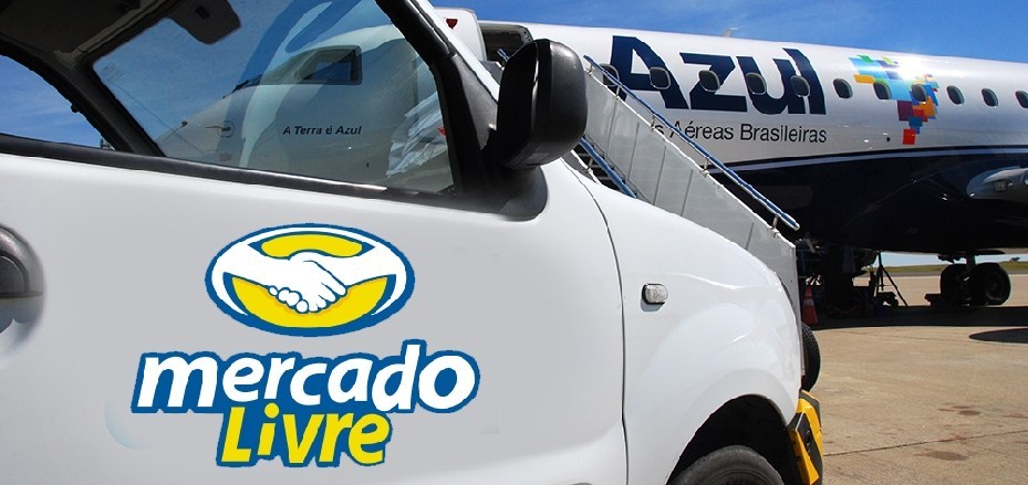 Mercado Livre and Azul announced a partnership between the two companies to deliver products by air throughout Brazil.