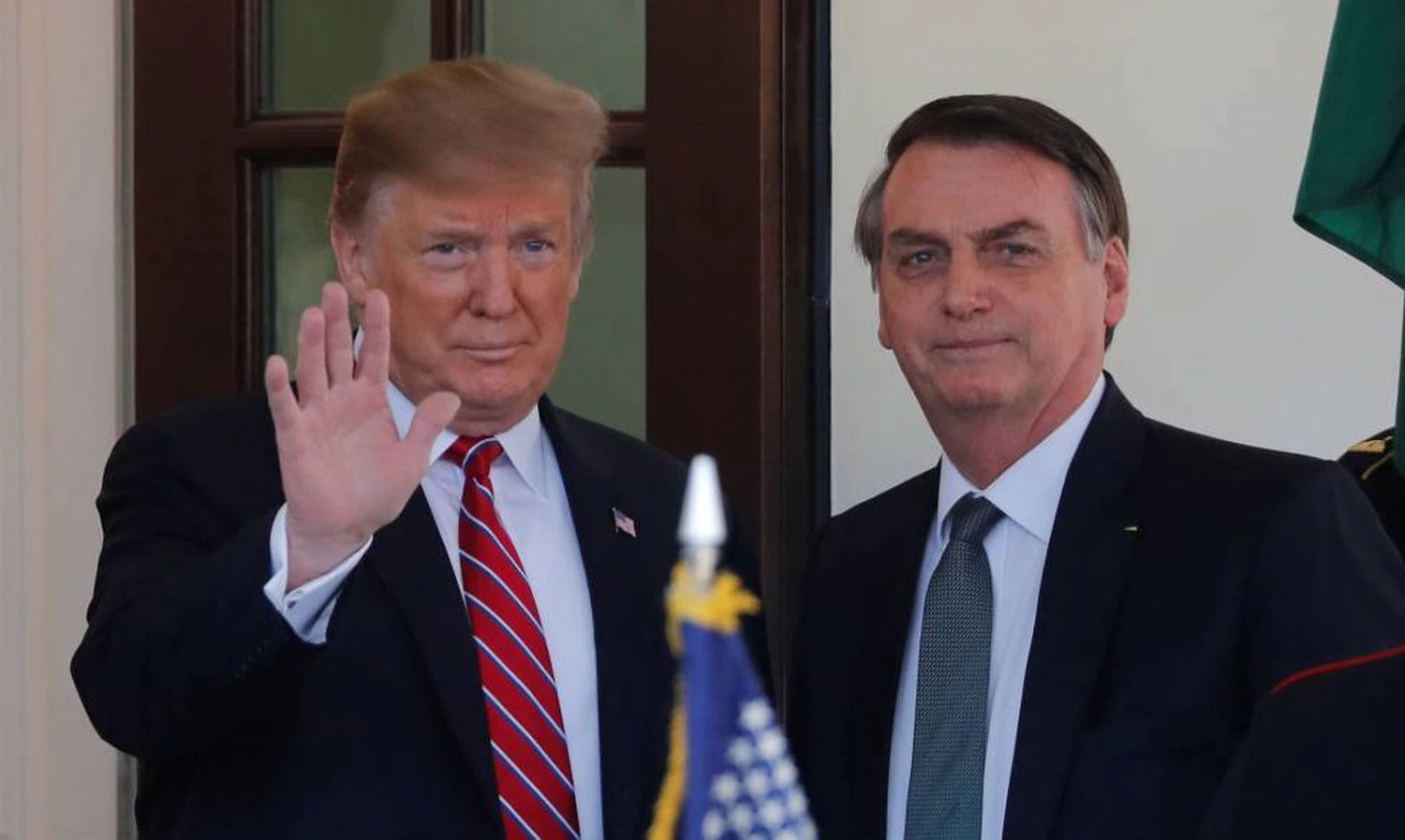 Brazilian President Jair Bolsonaro asked his US counterpart, Donald Trump, for help.