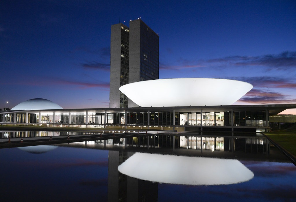 The building of the National Congress in Brasília.