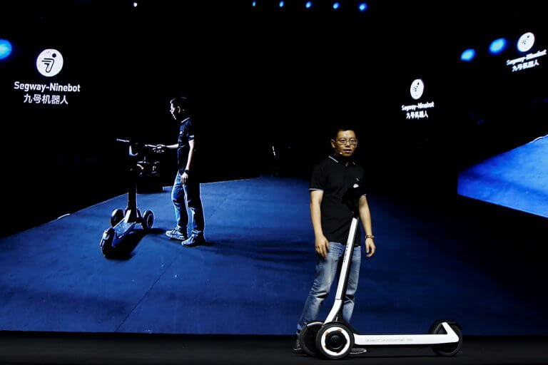 Chinese Firm Unveils a Scooter That Can Return to Charging Stations by Itself