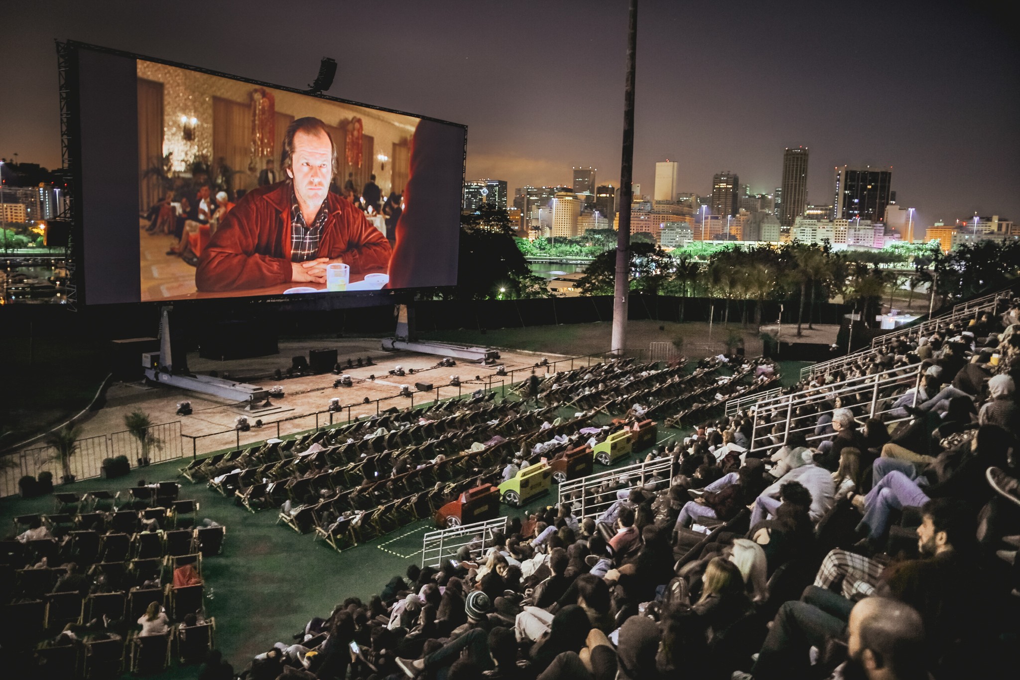 The open-air cinema will be screening several movies: classics, superheroes, and even horror.