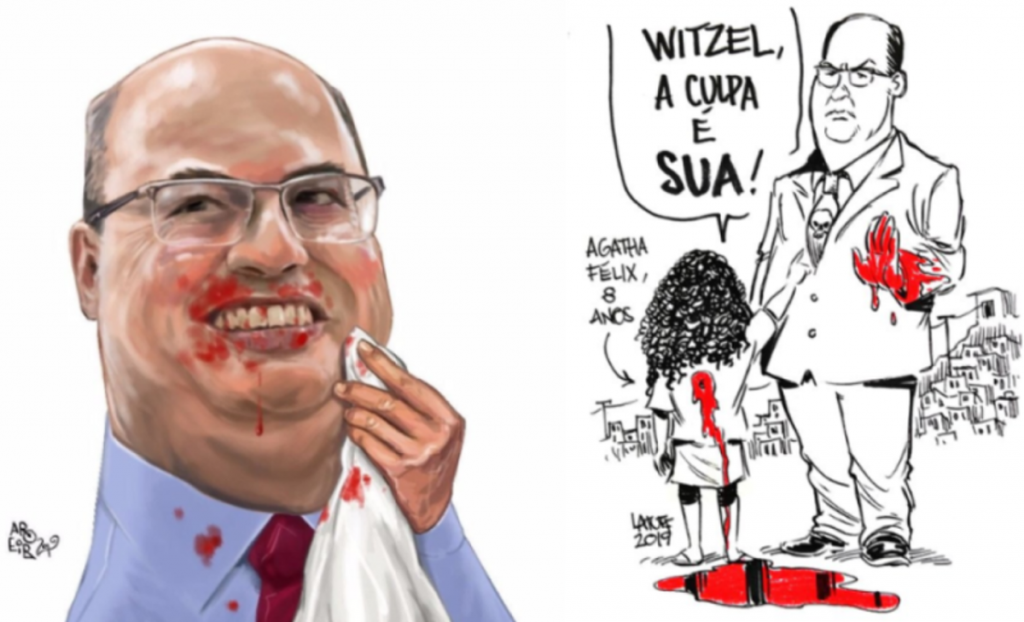 As of now, Governor Witzel, who rarely misses a photo opportunity with police – exemplified by his infamous victory dance in the wake of the police sniper shooting of a bus hijacker on the Niteroi Bridge – has been silent