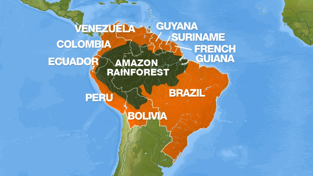 The Amazon covers about 61 percent of Brazil's national territory and is the world's largest connected tropical forest. (Photo internet reproduction)
