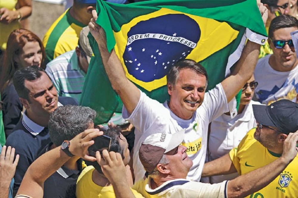 Brazil,President Bolsonaro during presidential campaign,