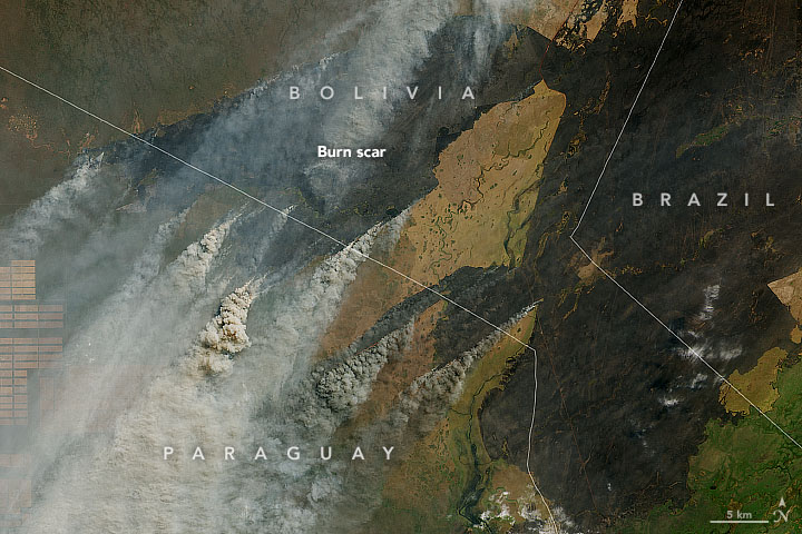 the National Forestry Institute has registered 71 other fires spreading throughout the territory of the Chaco.