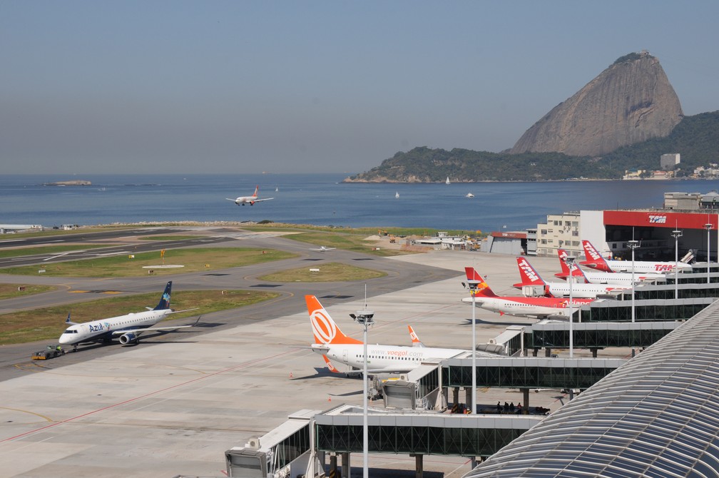 Santos Dumont Airport (SDU) in Rio de Janeiro.
