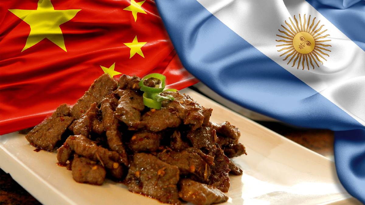Chinese customs data compiled by "Beef to China" report show that, from January to July, Argentine shipments reached 186,000 tons.
