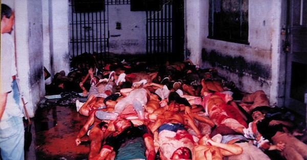 The Carandiru massacre (Massacre do Carandiru, Portuguese pronunciation: [mɐˈsakɾi du kɐɾɐ̃dʒiˈɾu]) took place on Friday, 2 October 1992, in Carandiru Penitentiary in São Paulo, Brazil, when military police stormed the penitentiary following a prison riot. The massacre, which left 111 prisoners dead, is considered a major human rights violation in the history of Brazil.[1]