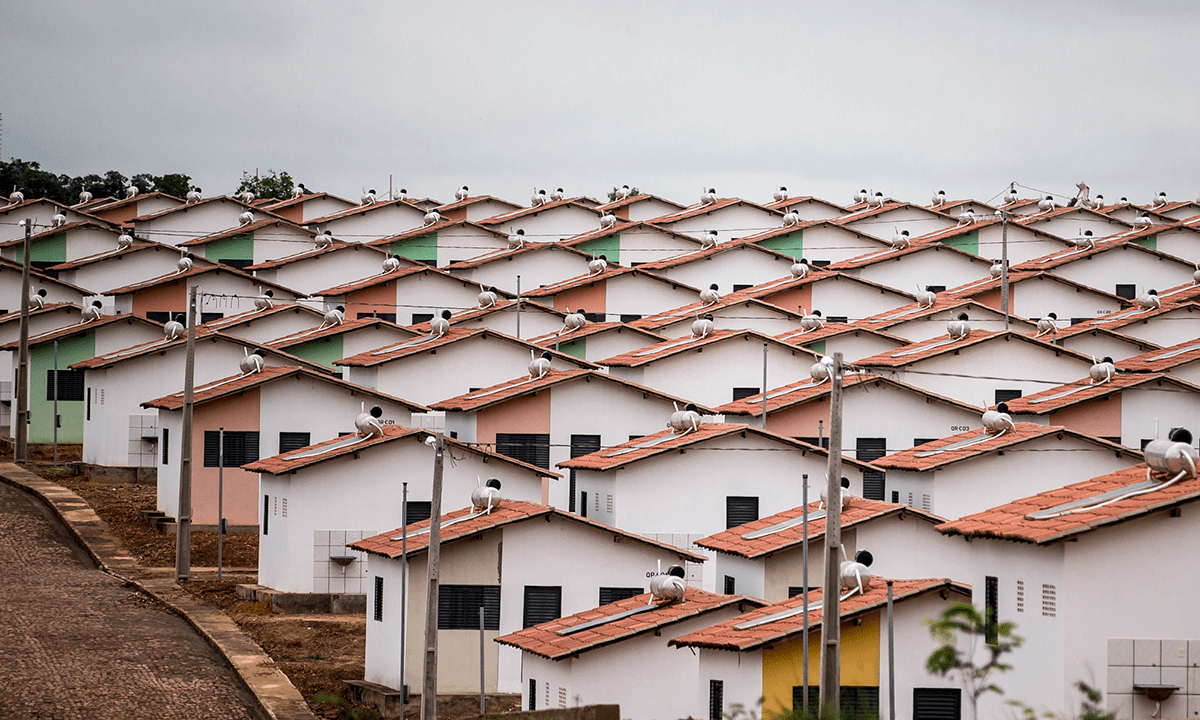The housing program 'Minha Casa Minha Vida' ("My House My Life") is one of the leftists' management symbols.