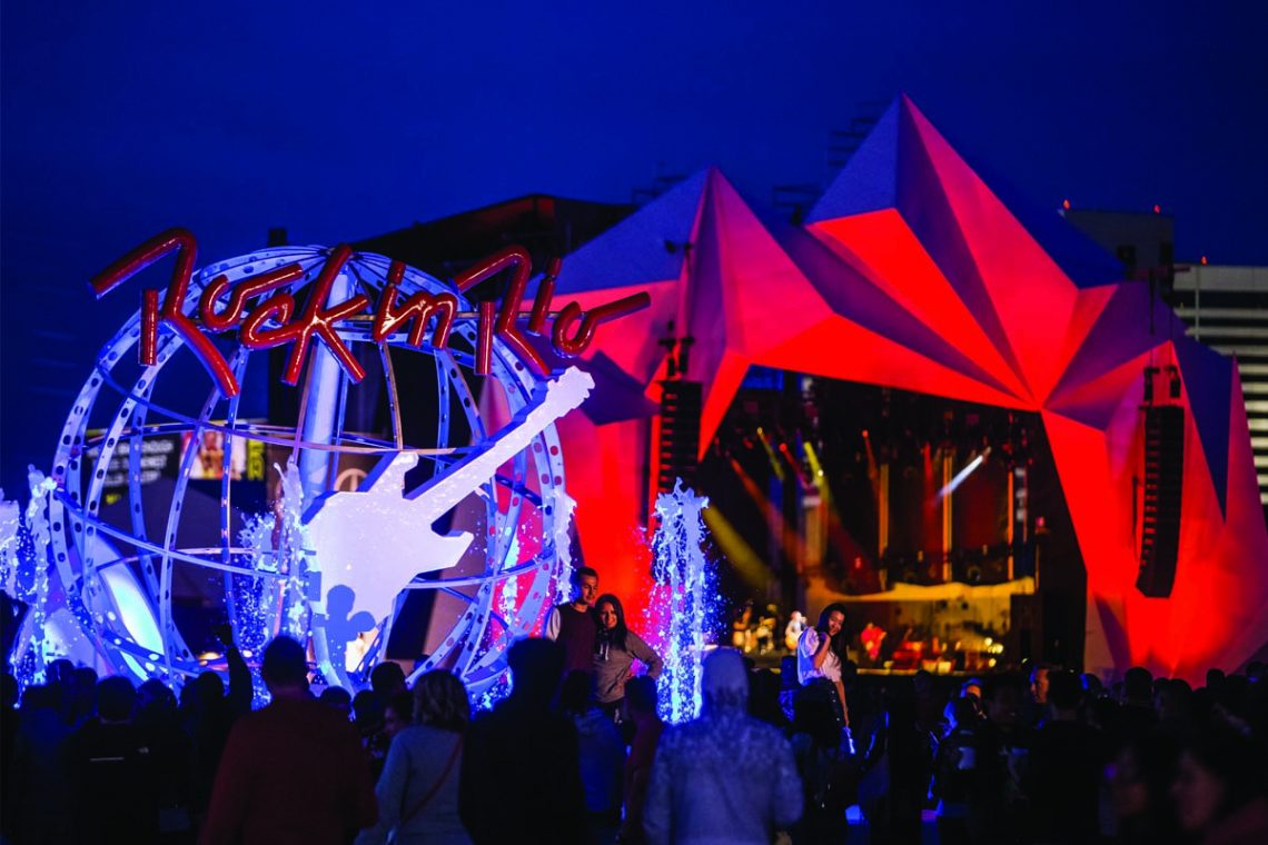 The event takes place in the City of Rock, which was set up in the Olympic Park, in the Barra da Tijuca neighborhood, in the western zone of Rio de Janeiro.