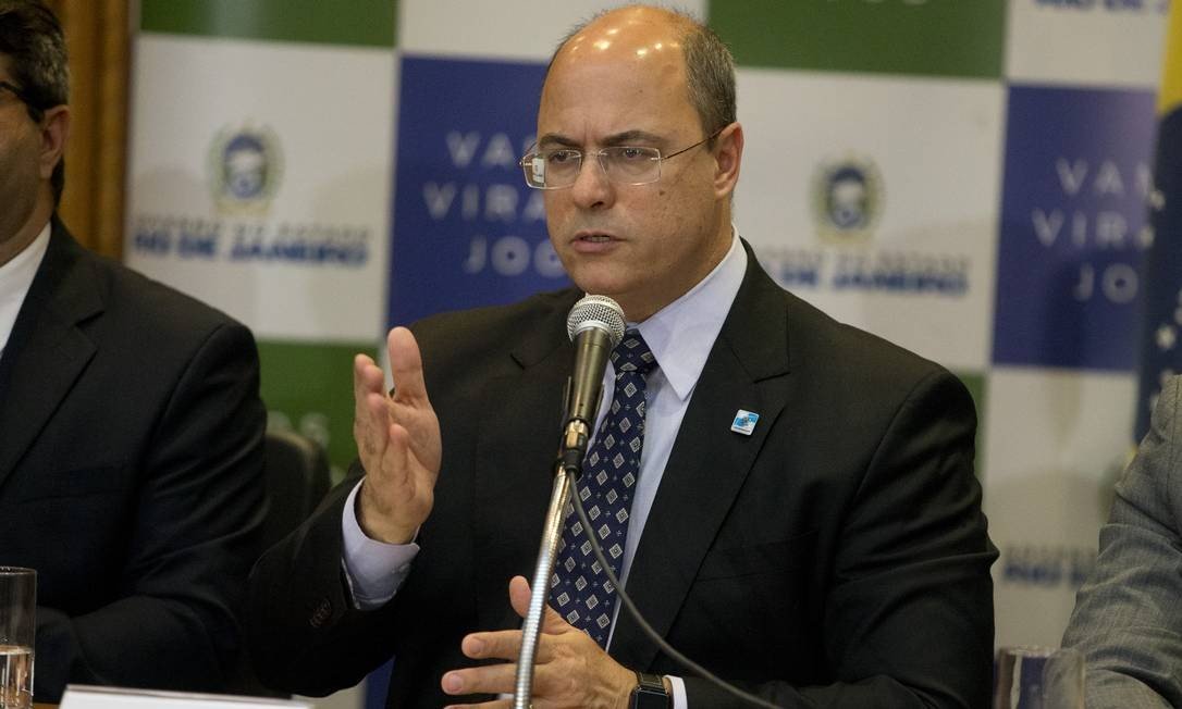 The Governor of Rio de Janeiro, Wilson Witzel.