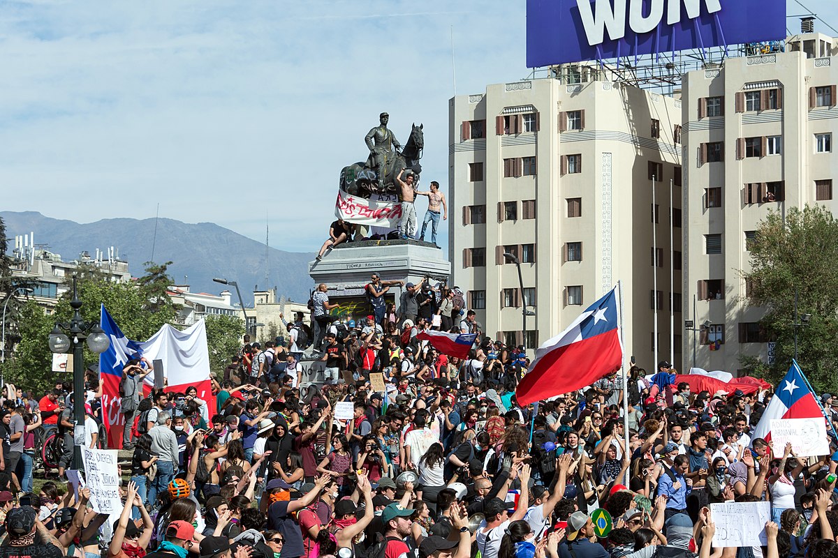 Protests in Chile, October 2019.