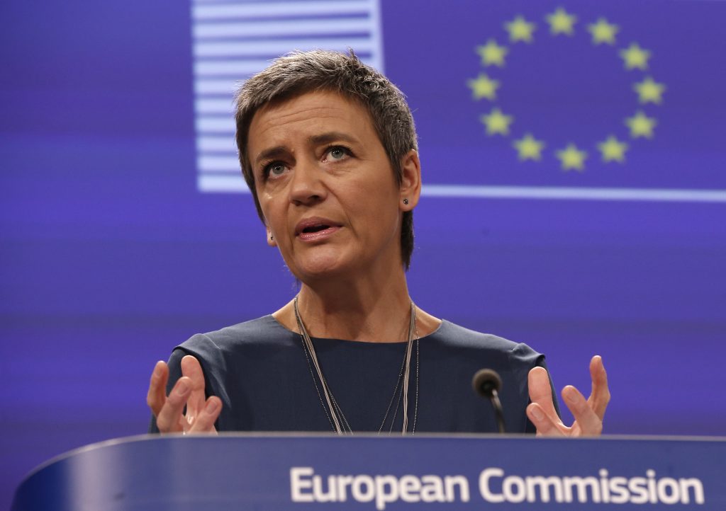 EU Competition Commissioner Margrethe Vestager.