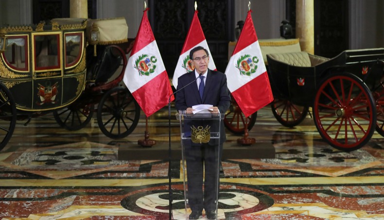 Peru's president said he hopes that this exceptional measure will allow citizens to express themselves and define the future of the country in the next elections