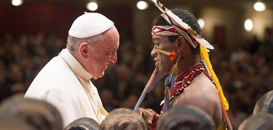 Pope Francis believes that ecology and social issues must go together. "In Amazonia there are all kinds of injustice, destruction of people, exploitation of people, at all levels and destruction of cultural identity," he lamented