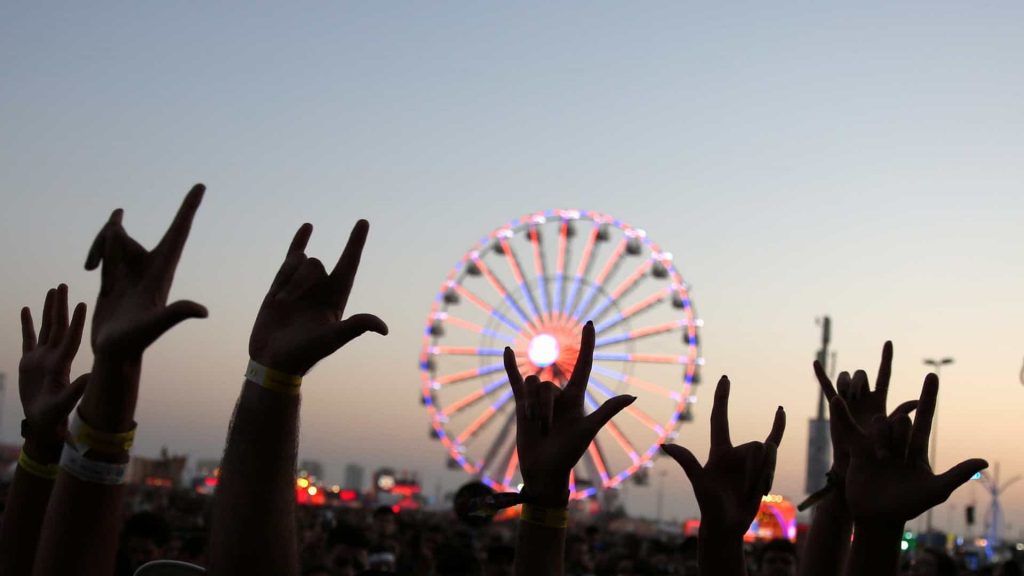 Festivalgoers will also "be able to play games on the 5G handsets at the gaming center" from Thursday, he noted.