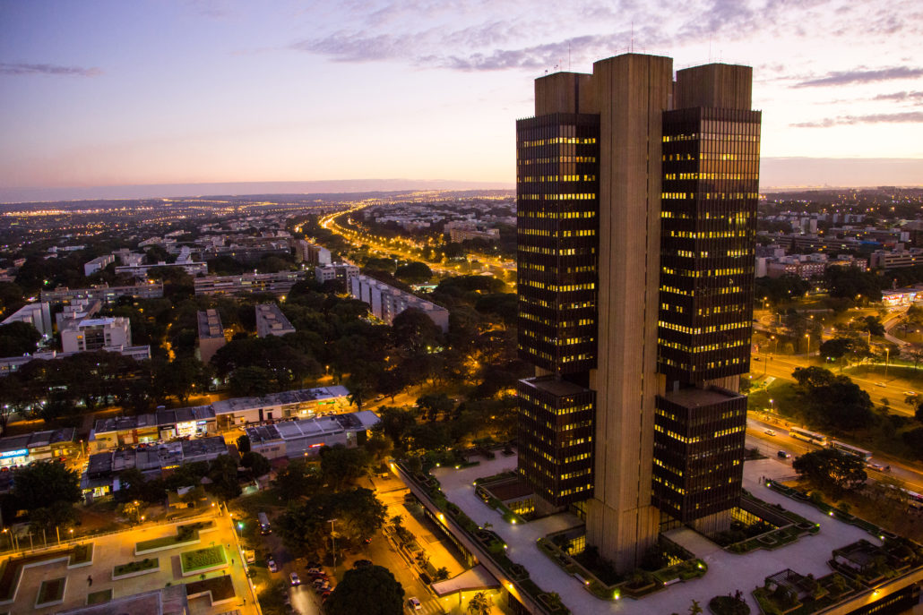 The headquarters of the Brazilian Central Bank in Brasília.