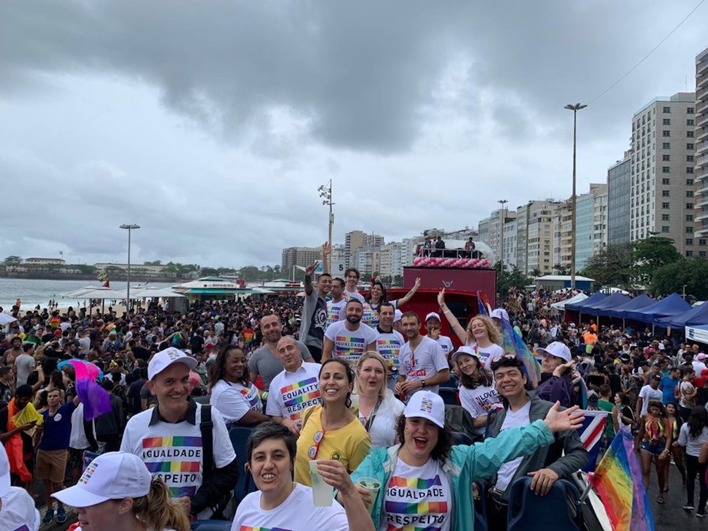 Brazil,More than 20 consular offices gathered together to support the LGBTi parade in Rio in September.