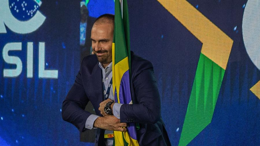 Eduardo Bolsonaro was the main person behind the import of the conference to Brazil.