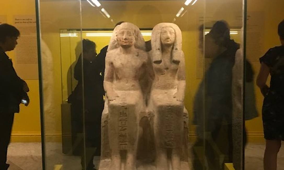 140 pieces brought from the Egyptian Museum of Turin (Museo Egizio), in Italy, and 89 from other collections.