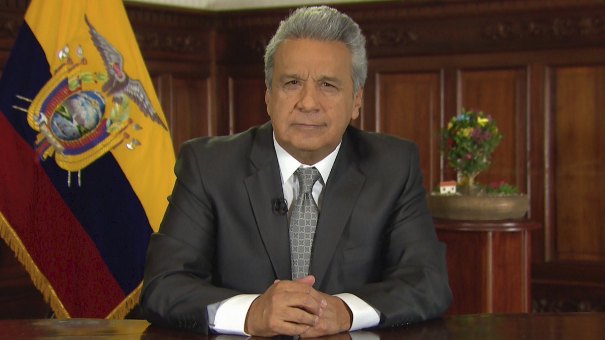 Ecuadorian President Lenín Moreno.