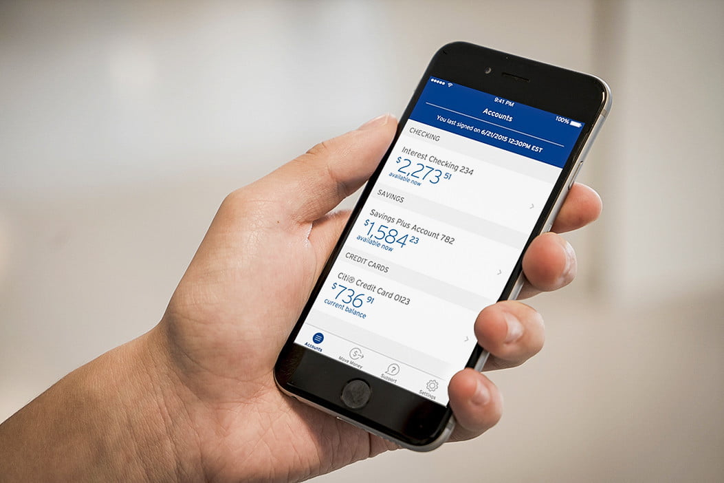 mobile banking app