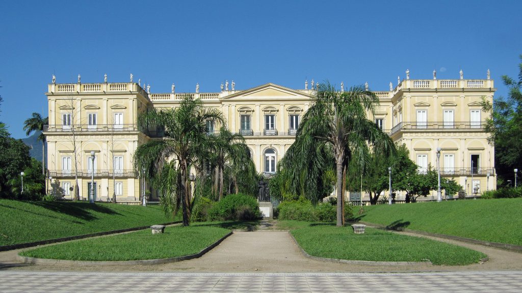 The National Museum is located in Quinta da Boa Vista until today.
