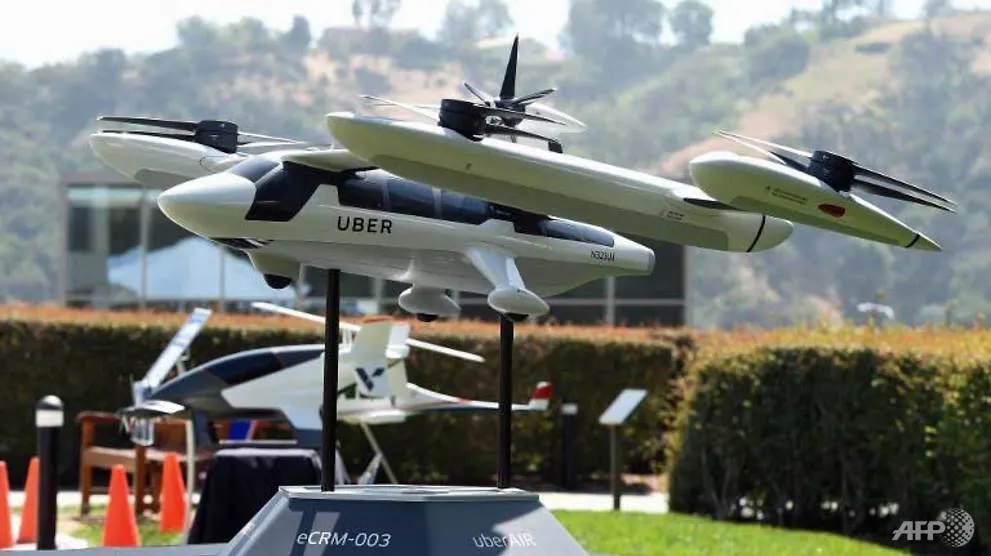 Uber's vision of a flying taxi.