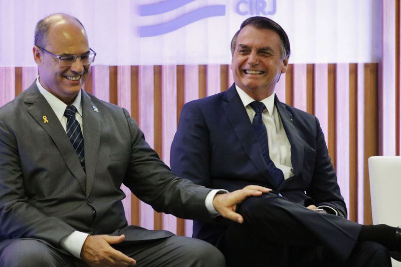 President Jair Bolsonaro and Governor Wilson Witzel fell apart last month after the Governor expressed his intention to dispute the presidential election in 2022.
