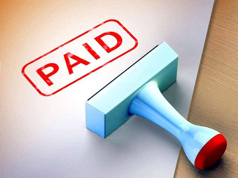 Under the installment payment rules, only debts regarded as irrecoverable or difficult to recover will be granted a 50 percent discount on the total amount, and may reach 70 percent