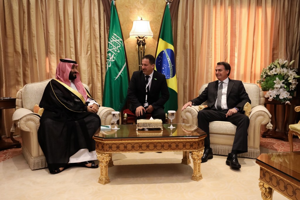 President Jair Bolsonaro regards Saudi Arabia's investment pledge as the best achievement in his tour of Asia and the Middle East.