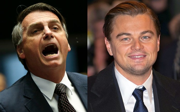 The Brazilian president is once again practicing the distribution of all-round blows. This time actor Leonardo di Caprio is the victim.
