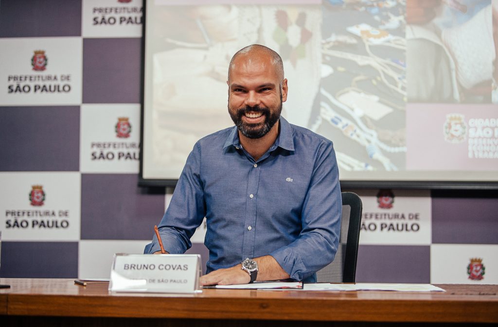 São Paulo's mayor Bruno Covas.