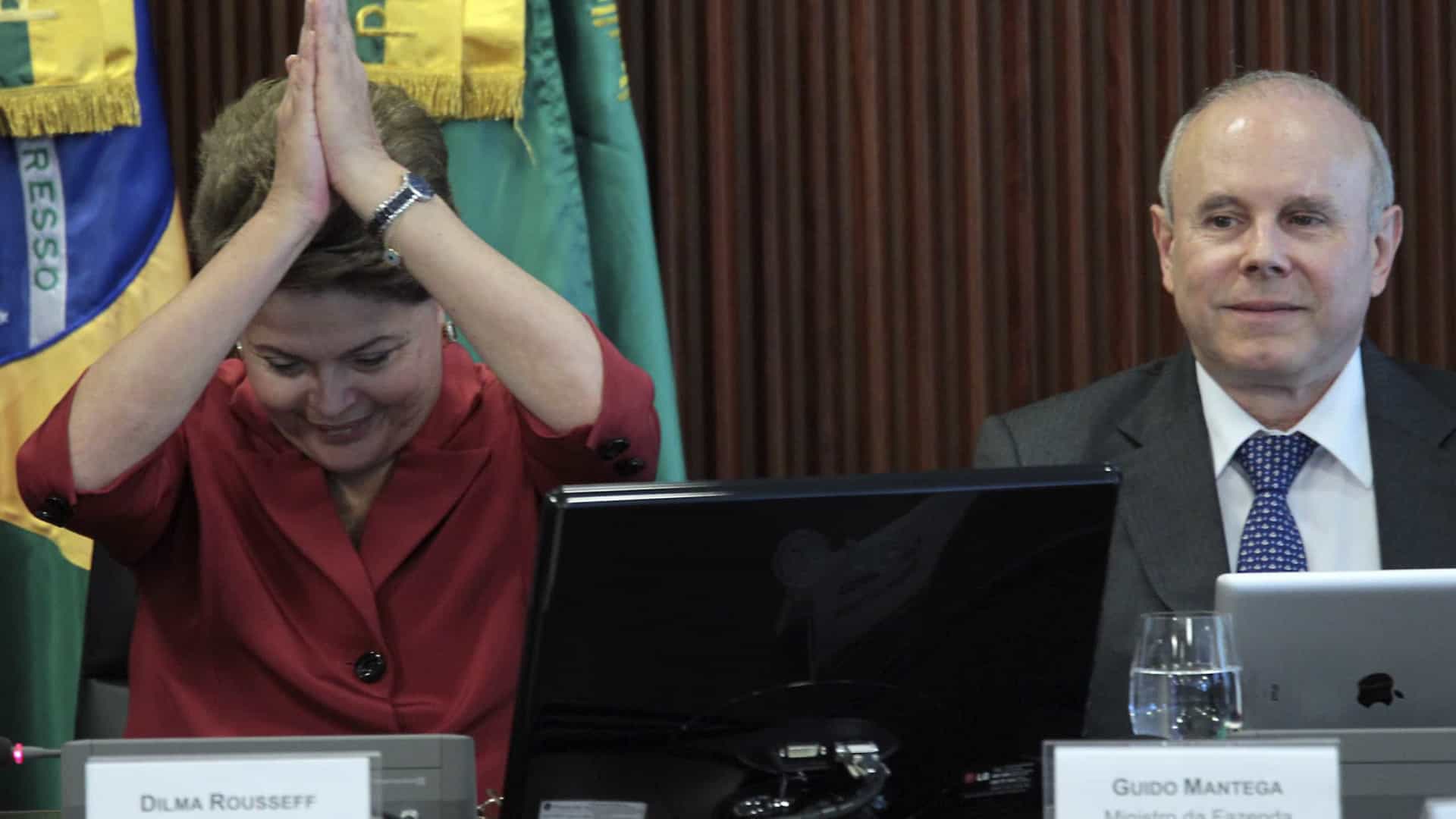 Former Brazilian President Dilma Rousseff and former Brazilian Finance Minister Guido Mantega.