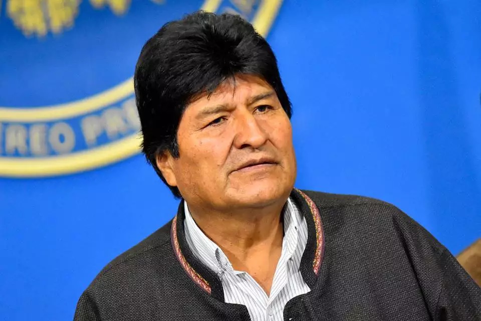Former Bolivian President Evo Morales.