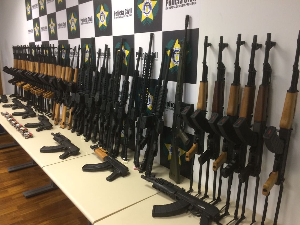 By October, the Civil and State Police had seized 7,215 firearms, which represents an average of 24 guns being removed from the streets each day.