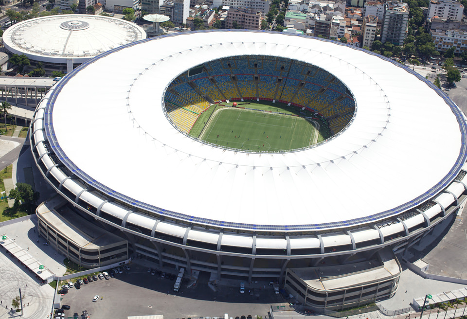Maracanã Stadium in Rio de Janeiro.