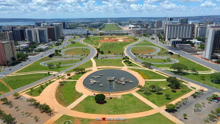 Brasília's Monumental Axis (Eixo Monumental).