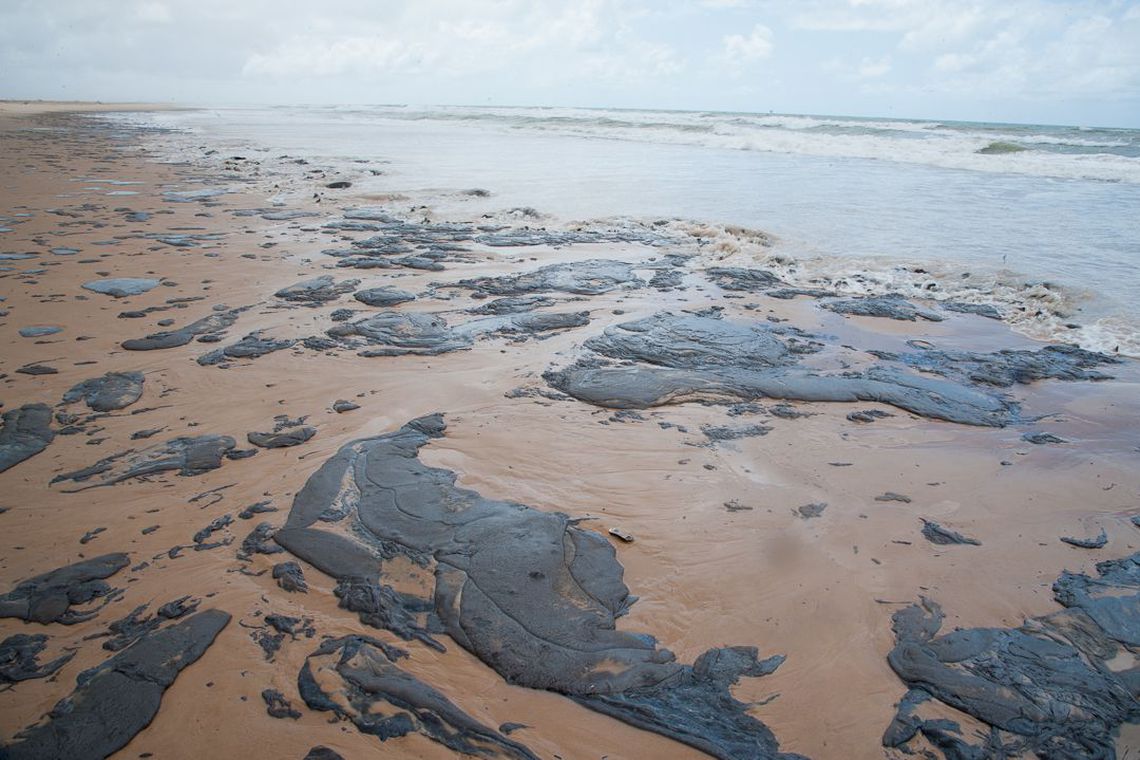 "[The oil] It's half-submerged, undetectable, we don't know how much of it has spilled, what's yet to come," said the Brazilian Defense Minister.