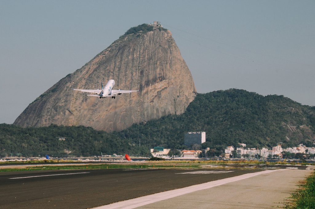 Santos Dumont Airport (SDU) in Rio de Janeiro.