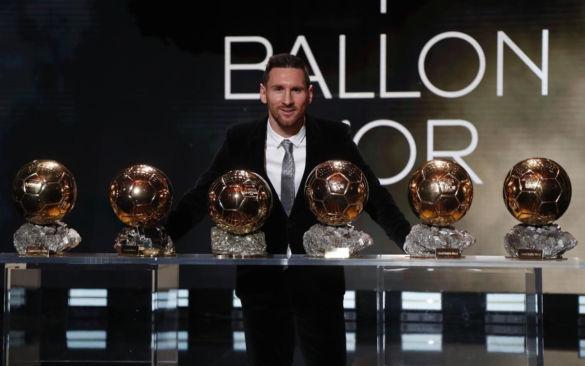 Lionel Messi was awarded in 2009, 2010, 2011, 2012, 2015, and now in 2019.