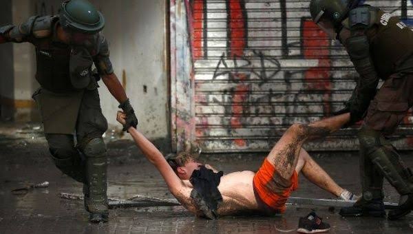 The former model pupil Chile now shows in the crisis that in the last decades not much has changed in the mentality of those in power since the Pinochet era. The country's "good" image is likely to be lost for a long time to come. (Photo internet reproduction)