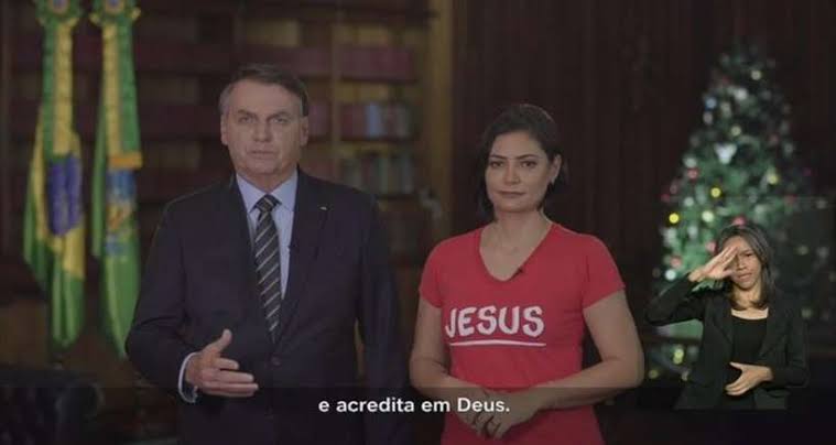 Bolsonaro also used the space to celebrate what he called "some achievements" of his first year in office.