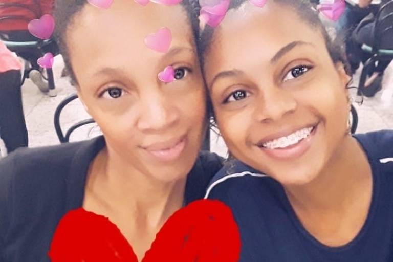 Maísa das Graças Pinheiro Silva (left), 39, and her daughter Larissa Pinheiro do Monte, 19, were shot dead in the early hours of Thursday (5) on the São Paulo coast. Besides them, three other people from the same family were also killed by a 48 year old electrician, who then committed suicide.
