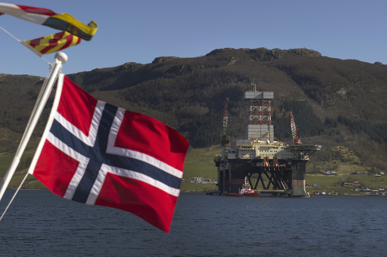 The New Scarabeo 8 Ultra Deepwater Oil Rig