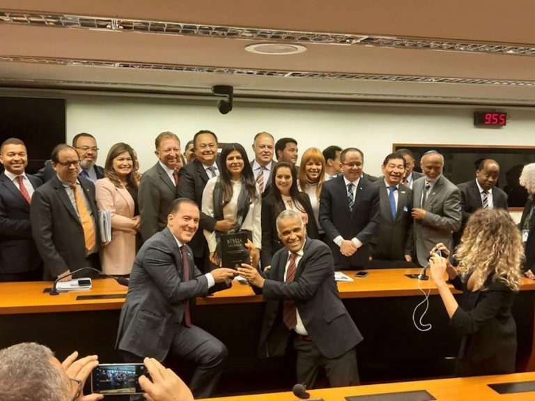 Brazil,Evangelical group in Brazil's Congress continues to grow.